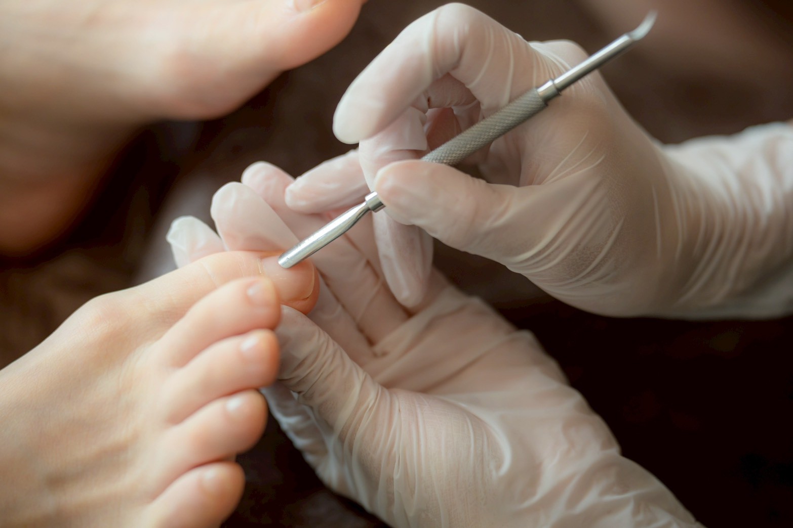 爪表面の角質ケア