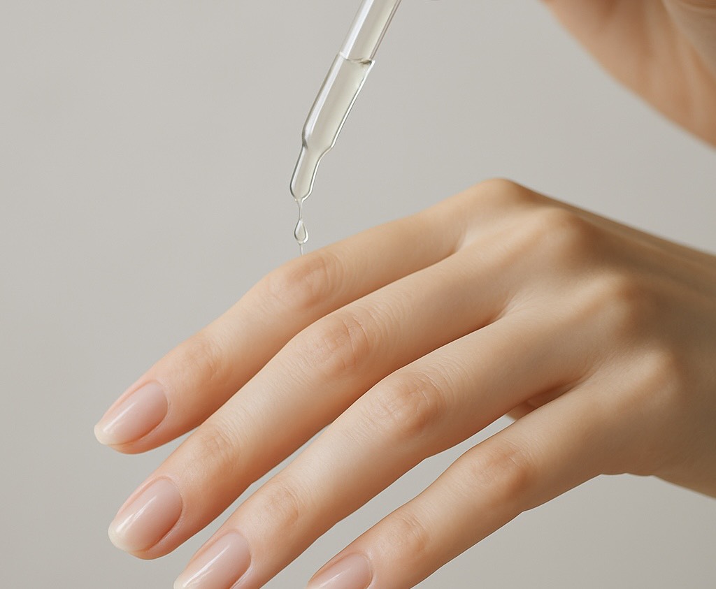 爪と手を保湿する